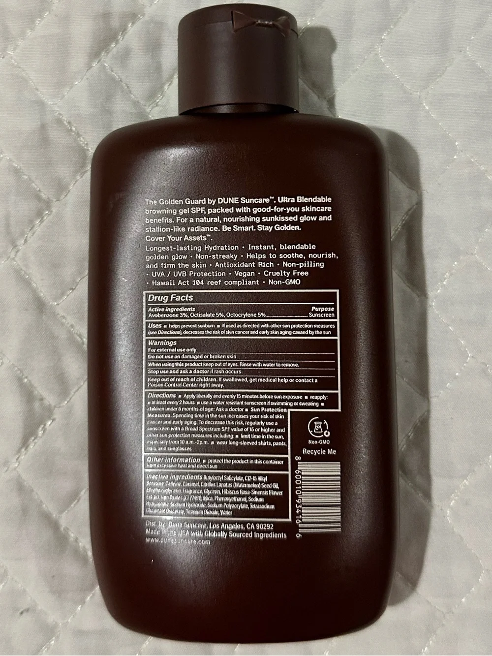 Dune Suncare: Golden Guard